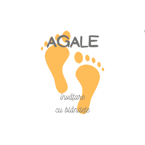 AGALE logo alb Aga Le 1