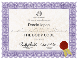 Despre Mine - Dorela Iepan 13 Dorela-Iepan-Level-2-Certification-The-Body-Code-Level-2-Certificate-Discover-Healing
