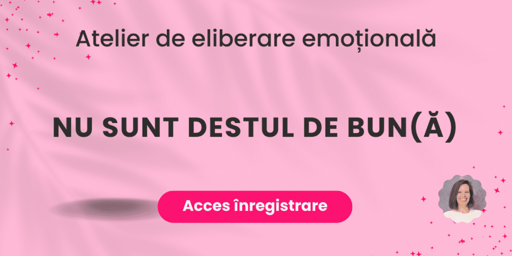 nu sunt destul de bun eliberare emotionala