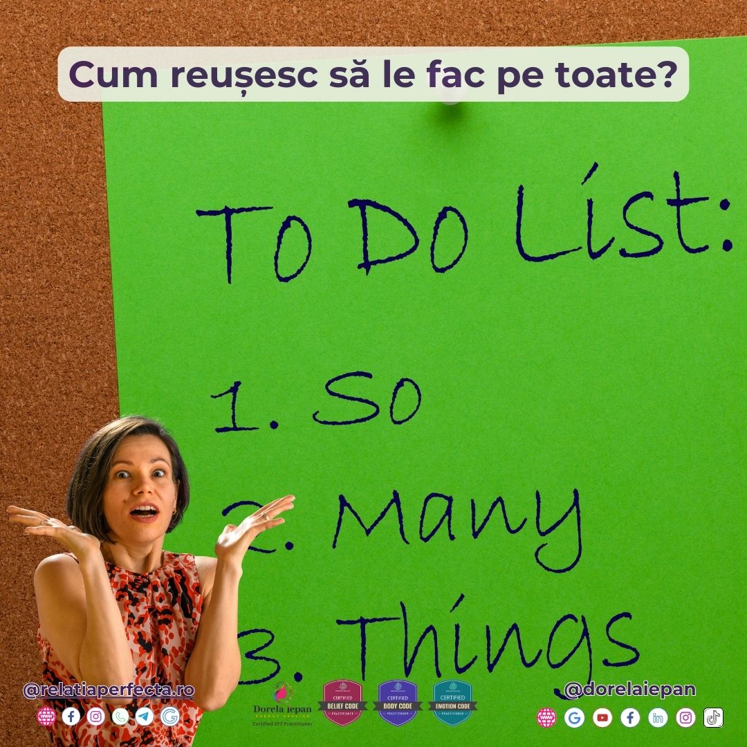 Cum reusesc sa le fac pe toate