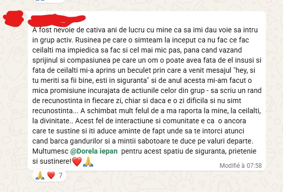 Știu foarte bine ce îmi face bine. Și tot nu fac întotdeauna. 2 testimonial cristina grigoras